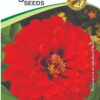 Zinnia Red Hybrid Flower Seeds